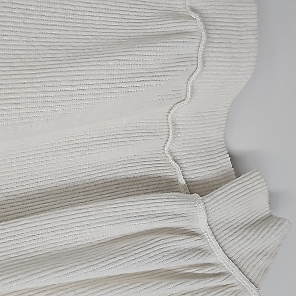 We The Free Inverted Seam Boat Neckline Ribbed Knit Pullover Boho Sweater - Picture 7 of 16